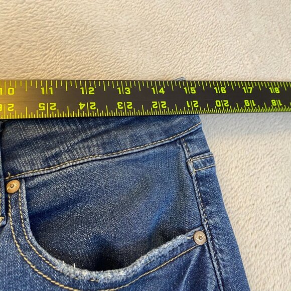 KanCan Women's Jeans Size 31 High Rise Button Fly Medium Wash Straight-Leg Denim - Picture 5 of 12